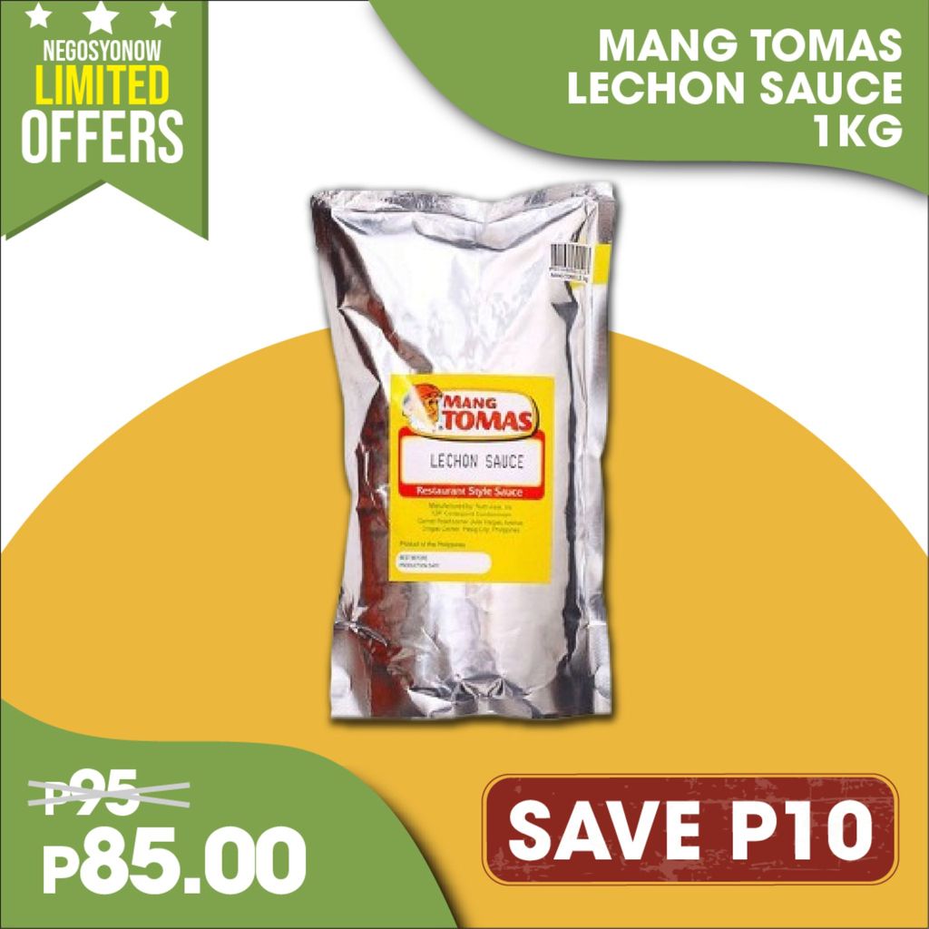 調味料・料理の素・油 Mang Tomas Lechon Sauce 1kg MANG TOMAS Lechon Sauce - Reg. 1kg - foil SUP | NegosyoNow